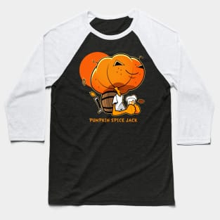 Pumpkin Spice Jack Baseball T-Shirt